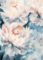 Pivoines aux teintes douces et rosées