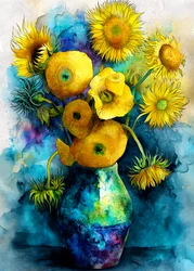 Art naturel : les tournesols