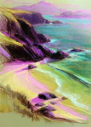 La plage animée de Cliffside