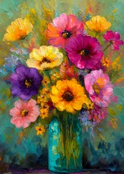 Bouquet floral éclatant