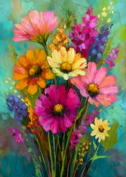 Bouquet floral éclatant