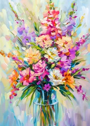 Bouquet floral éclatant