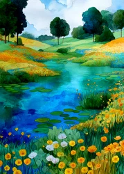 Un paysage aquatique plein de vie