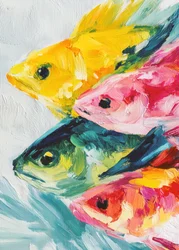 Poisson nageant avec vivacité
