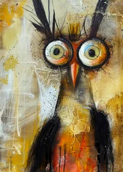 Le roi hibou fantaisiste