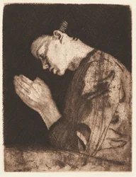 Jeune fille en prière