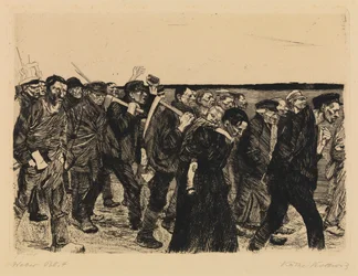 Une révolte de tisserands - Marche des tisserands