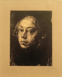 Käthe Kollwitz / Autoportrait 1901