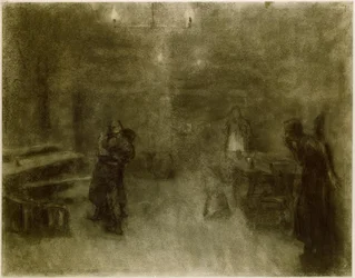 Käthe Kollwitz, scène de Germinal