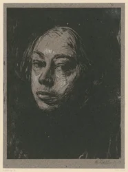 Autoportrait tourné vers la gauche (2e état)