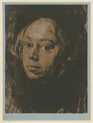 Autoportrait tourné vers la gauche (5e état)