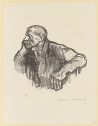 Ouvrier assis
