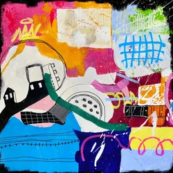 Abstrait urbain dynamique