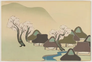 Fleurs de Cent Mondes (Momoyogusa) : Village Agricole au Printemps