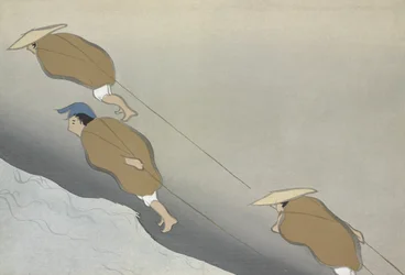 Hikifune, de Momoyo-gusa (Le monde des choses) Vol II, pub.1909