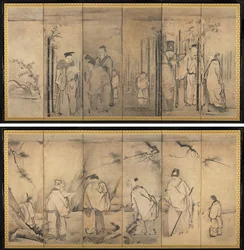 Les sept sages de la forêt de bambous; Les quatre anciens du mont Shang
