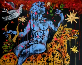 Le Dieu bleu et le léopard