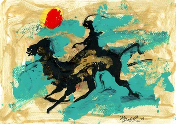 Galop dynamique dans le désert