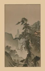 Paysage chinois, 16e siècle, 1886
