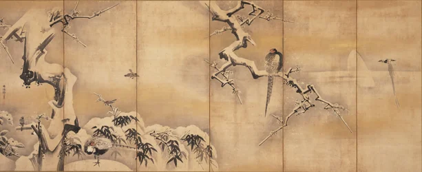 Oiseaux dans le paysage, première moitié du XVIIe siècle