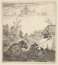 La vache et le veau