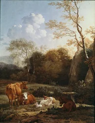 Le bocage animal près d