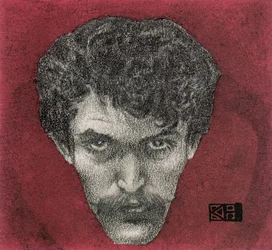 Autoportrait Rouge, 1897