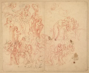 Études de figures (recto) ; Études de figures (verso)
