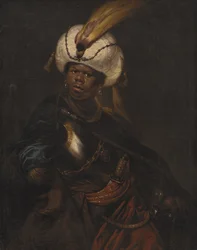 Un homme portant un turban et une armure