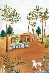 Le chat de la cabane dans les bois