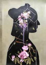 Silhouette intérieure épanouie
