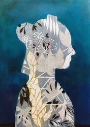 Profil de la femme botaniste