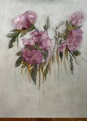 Fleurs de pivoine délicates