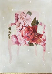 Chaise Vintage Rose