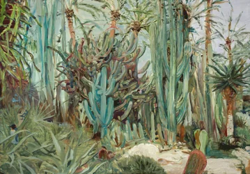 Jardin de cactus animé