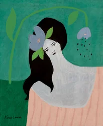 Rêverie aux fleurs bleues