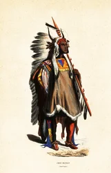 Mato-tope ou Quatre Ours, chef du peuple Mandan