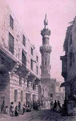 Scène de Rue avec une Procession en Cours, Le Caire