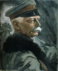 Portrait du soldat allemand Erich von Falkenhayn