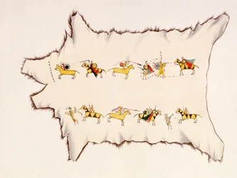 Robe de buffle Hidatsa