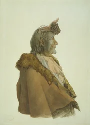 Pioch-Ki?iu, un homme Piegan Blackfeet