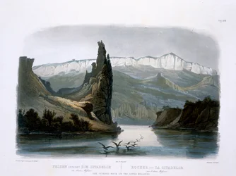 Le Rocher de la Citadelle sur le Haut Missouri, planche 18 du Volume 1 de 