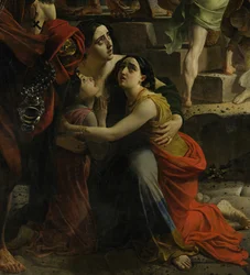Détail du Dernier Jour de Pompéi (par Karl Brioullov, 1833, Musée russe)