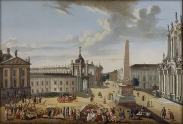 Alter Markt Potsdam - vue sur la Schlossstraße