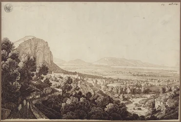 «Vue de la vallée de Partinico en Sicile»
