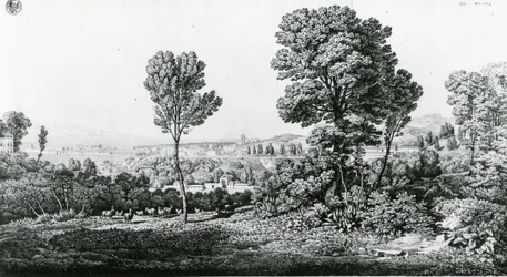 Vue de Messine et de la côte calabraise opposée