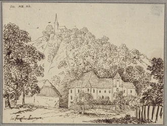 « Chez Franz en Styrie » / Vue du presbytère de Franz à l