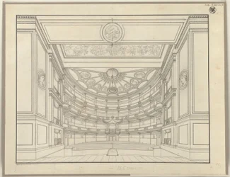 Berlin. Théâtre sur le Gendarmenmarkt, salle de spectacle