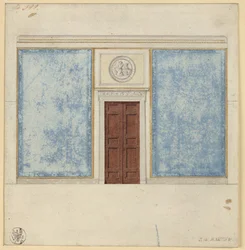 Berlin, Wilhelmstraße 102. Palais du prince Albert de Prusse, projet pour un salon