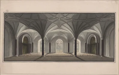 Berlin, Wilhelmstraße. Palais Radziwiłł. Projet pour la salle de jardin